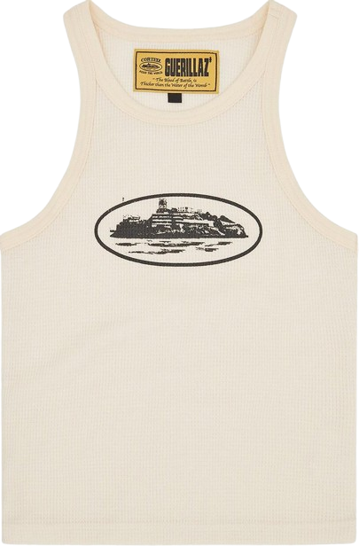 Corteiz Alcatraz Tank Top Beige