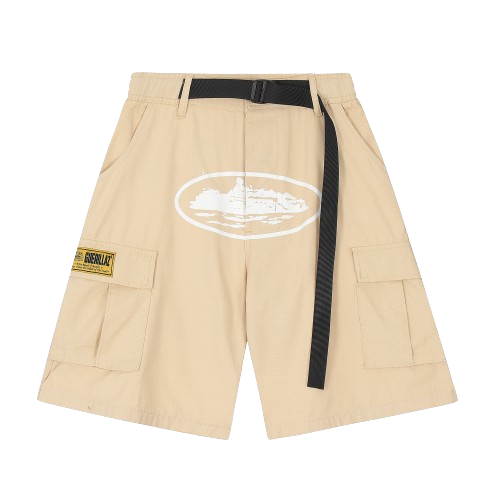 Alcatraz Cargo Beige Shorts