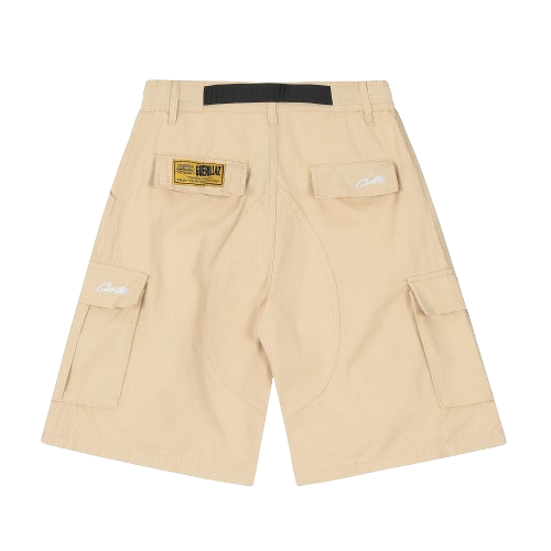 Alcatraz Cargo Beige Shorts