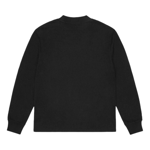 Corteiz 5 Starz Alcatraz Waffle Longsleeve Black