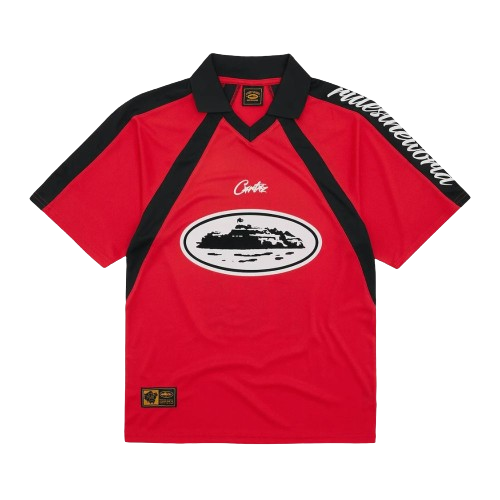 Corteiz Alcatraz Football Jersey Red