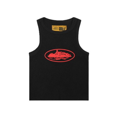 Corteiz Alcatraz Tank Top Black/Red