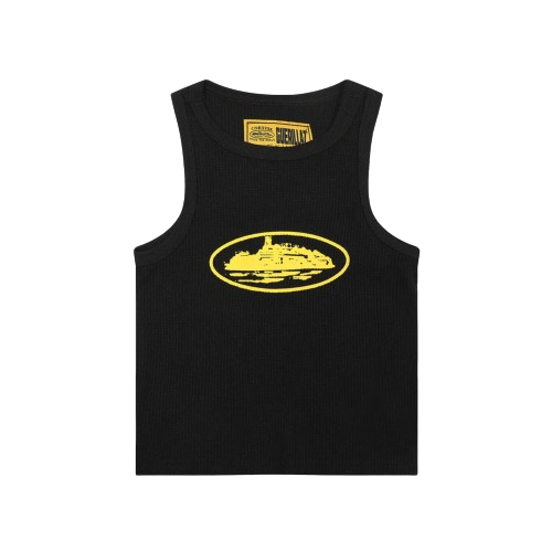 Corteiz Alcatraz Tank Top Black/Yellow