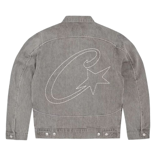 Corteiz C-Star Denim Trucker Jacket Grey