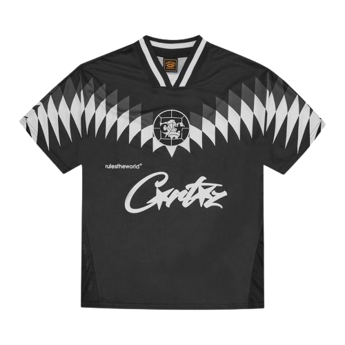 Corteiz Club RTW Football Jersey Black