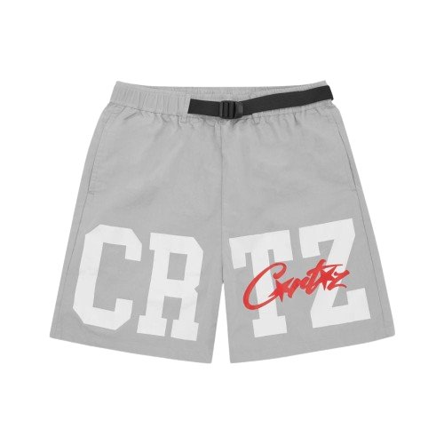 Corteiz CRTZ Nylon Shorts Grey