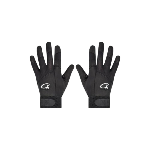 Corteiz Leather Gloves Black