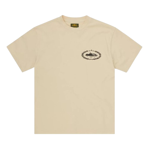 Corteiz Royale Heavyweight Tee Cream