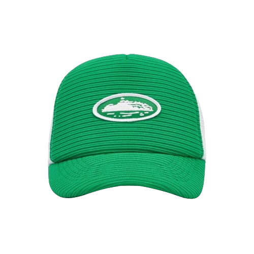 Corteiz Short Peak Trucker Green