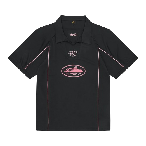 Corteiz Talismo Football Jersey Black/Pink