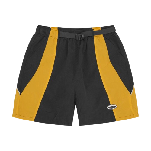 Corteiz Spring Shorts Black/Yellow